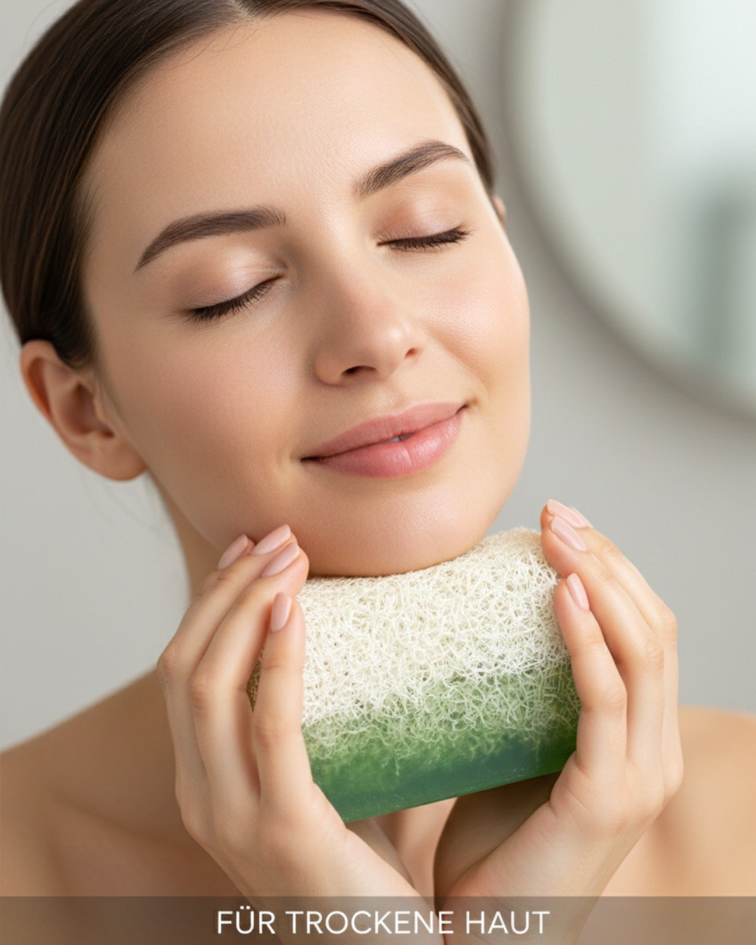 Luffa-Seife mit Aloe Vera – Feuchtigkeit & Beruhigung für empfindliche Haut