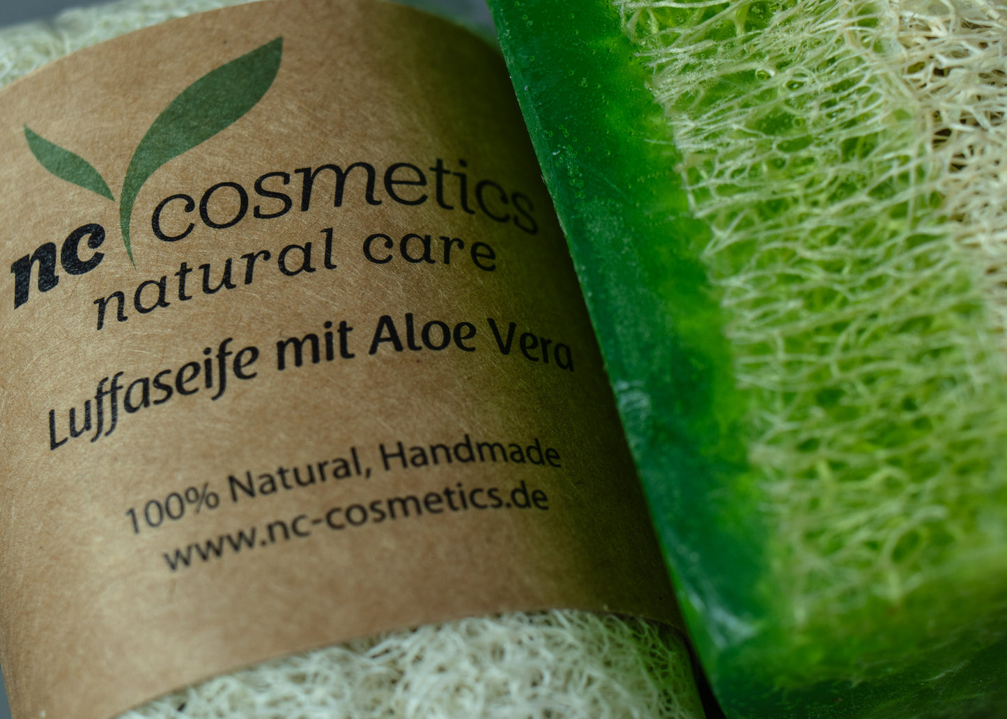 Luffa-Seife mit Aloe Vera