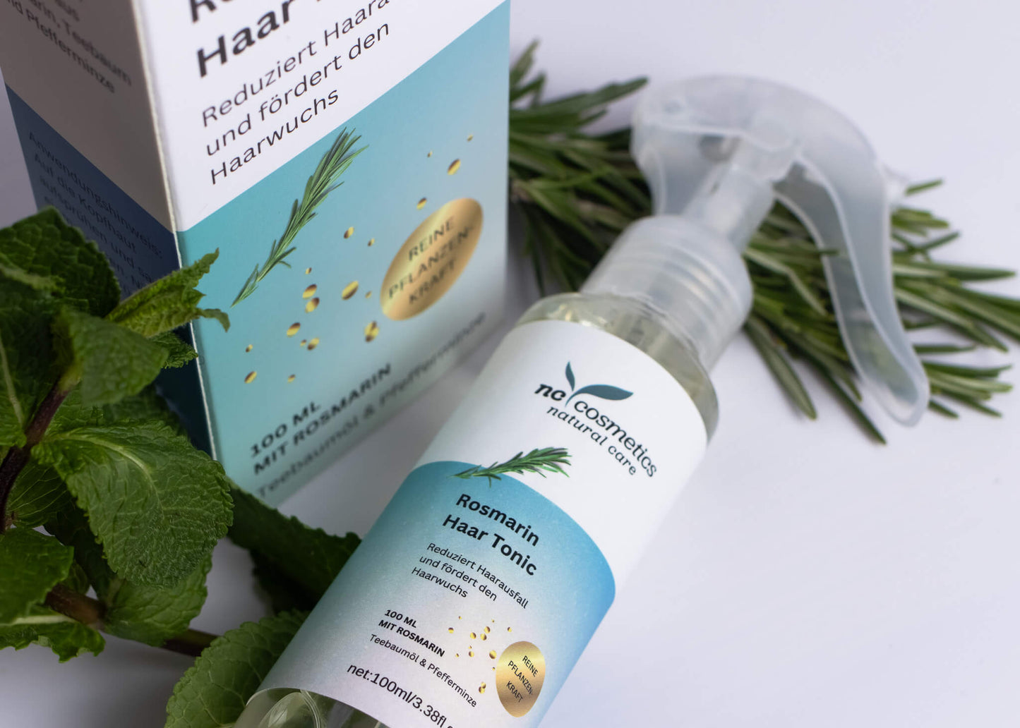 Rosmarin Haar-Tonic – Belebendes Kopfhaut-Tonikum zur Unterstützung bei Haarausfall