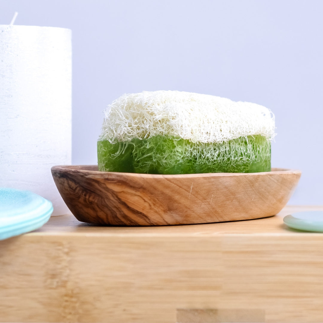 Luffa-Seife mit Aloe Vera