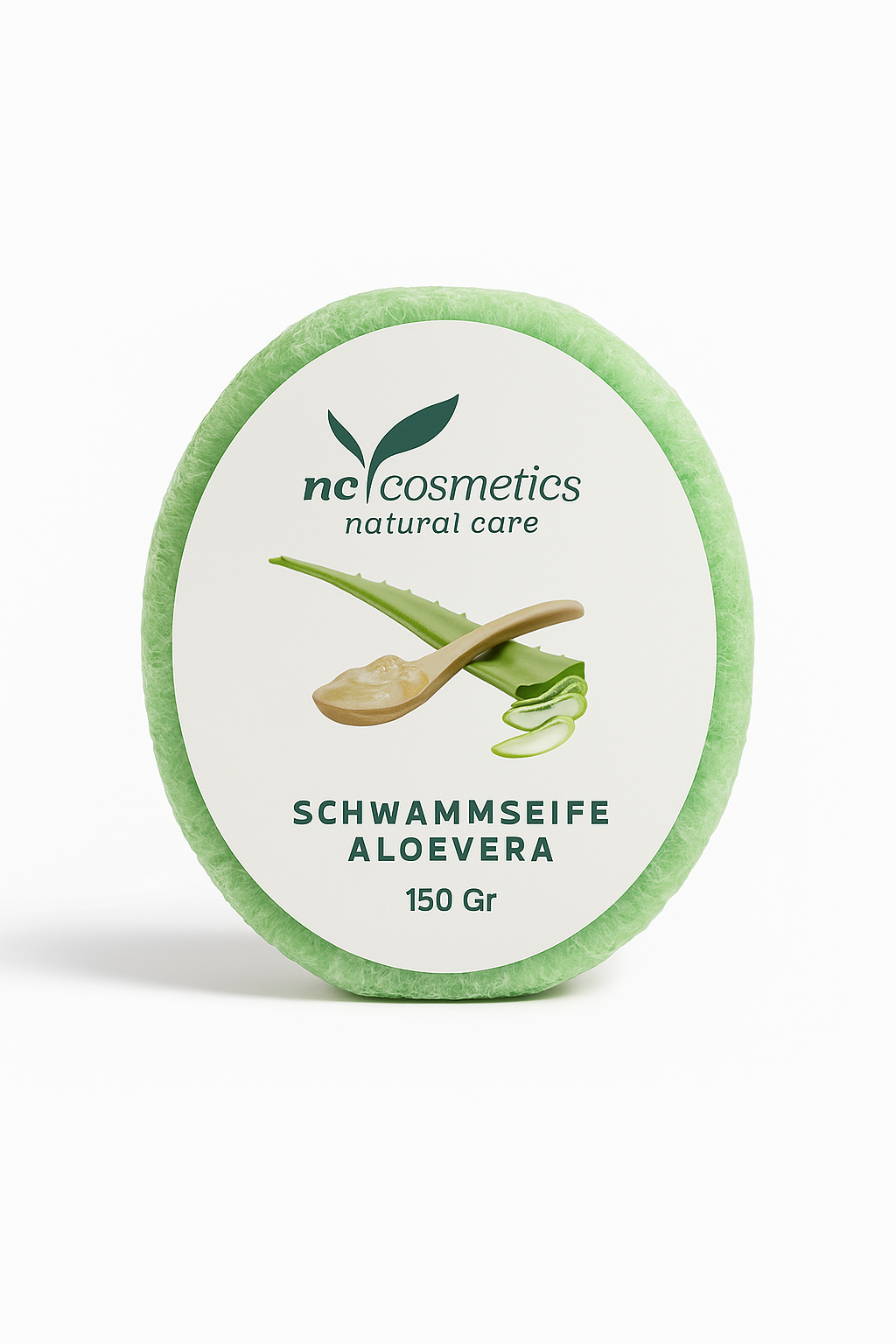 Schwammseife Aloe Vera – Feuchtigkeitsspendende Naturseife für empfindliche & trockene Haut