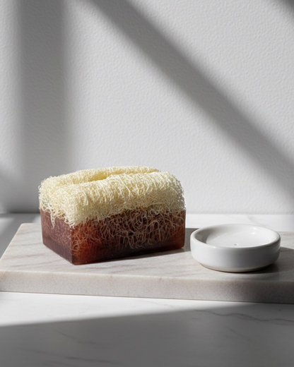 Luffa-Seife mit Kollagen – Glattere, straffere & sichtbar frischere Haut