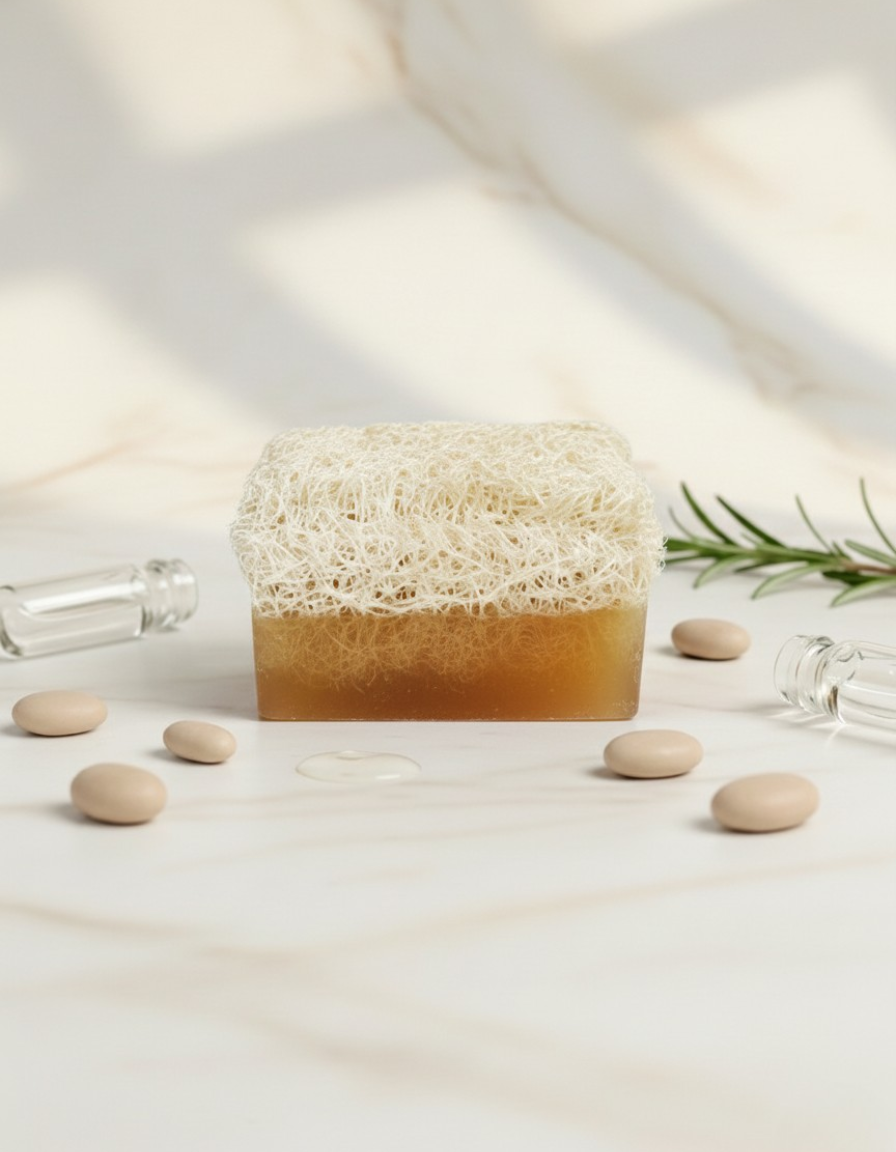 Luffa-Seife mit Ziegenmilch – Wohltuende Pflege für eine ruhige, ausgeglichene Haut