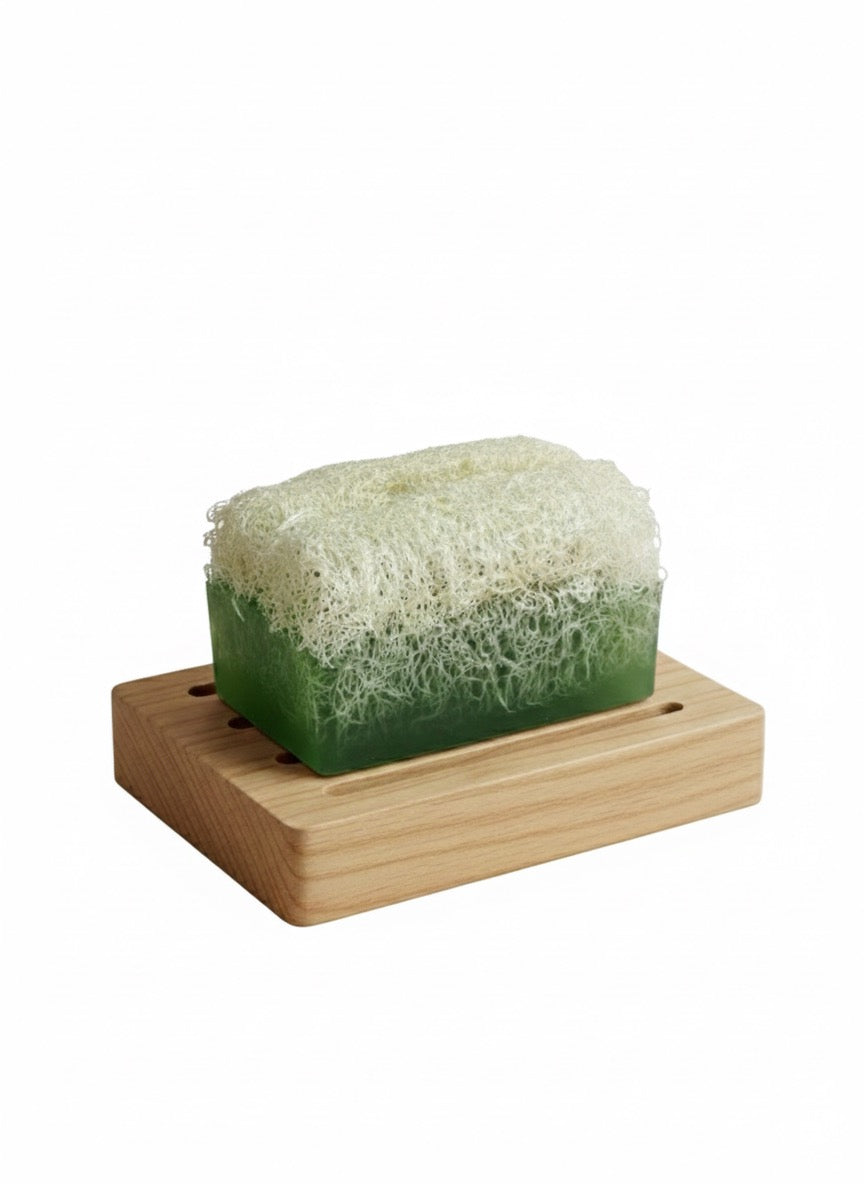 Luffa-Seife mit Avocado – Nährende Pflege & Geschmeidigkeit für trockene Haut