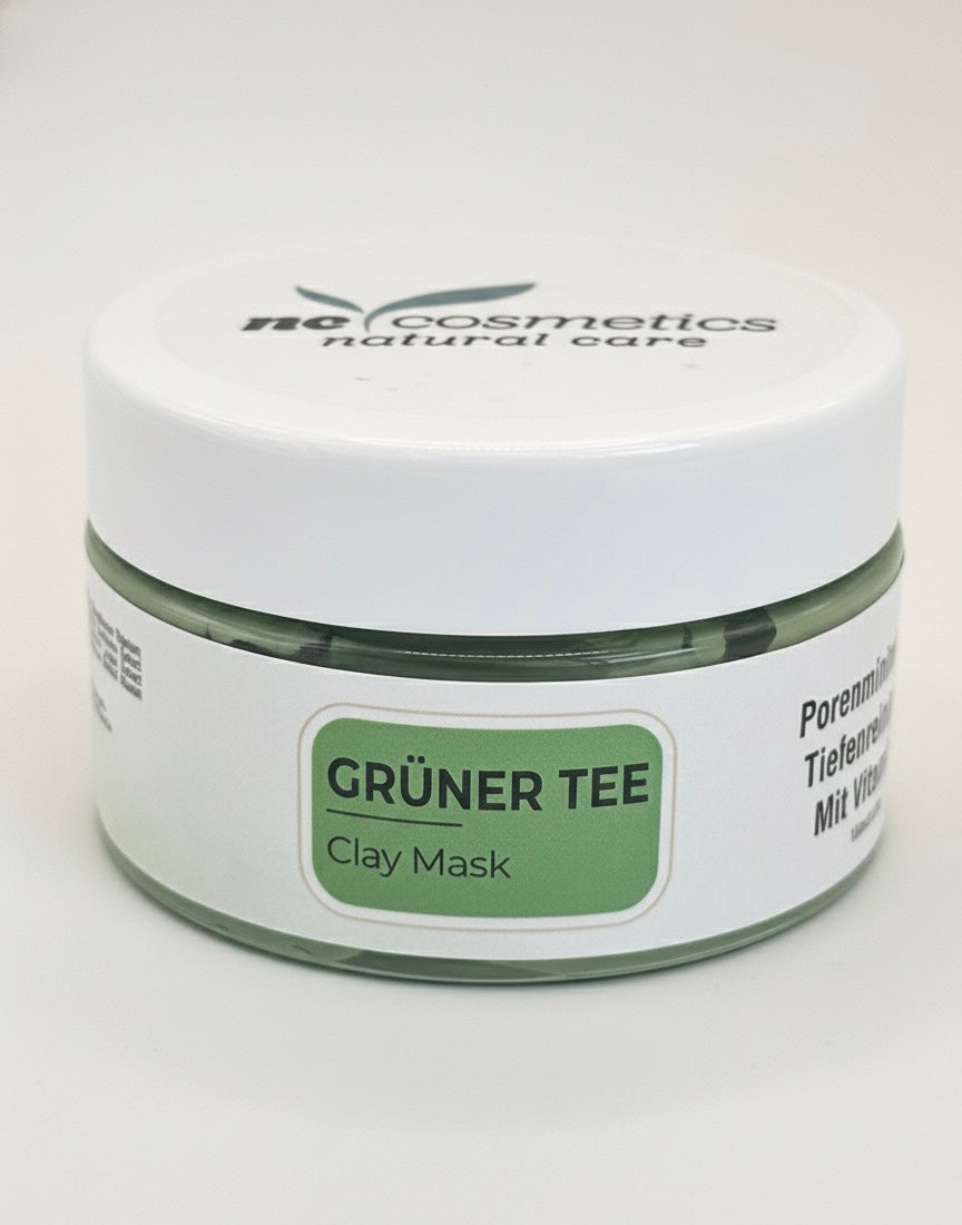 Grüner Tee Tonmaske