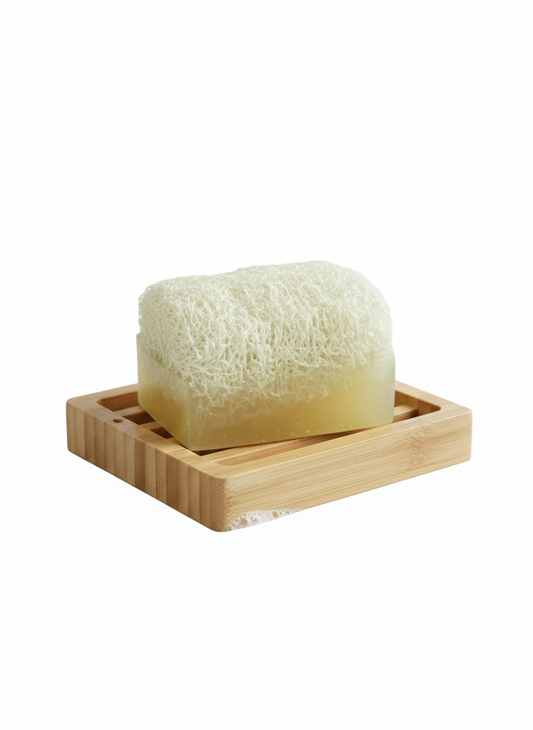 Luffa-Seife mit Reisextrakt – Glätte & Feuchtigkeit für ein ebenmäßiges Hautbild
