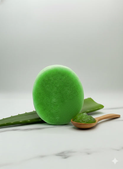 Schwammseife Aloe Vera – Feuchtigkeitsspendende Naturseife für empfindliche & trockene Haut