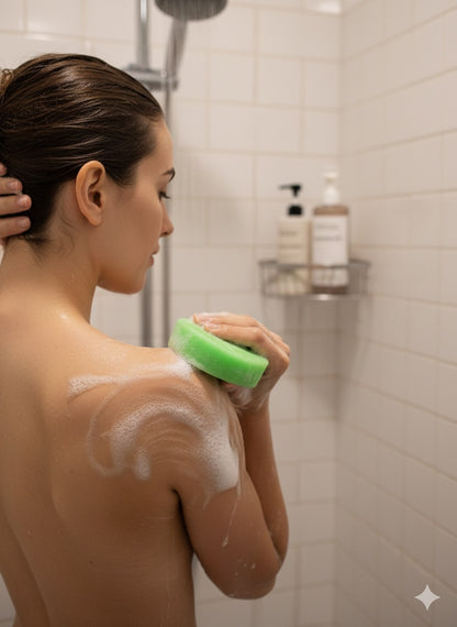 Schwammseife Aloe Vera – Feuchtigkeitsspendende Naturseife für empfindliche & trockene Haut