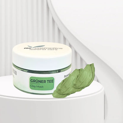 Grüner Tee Tonmaske