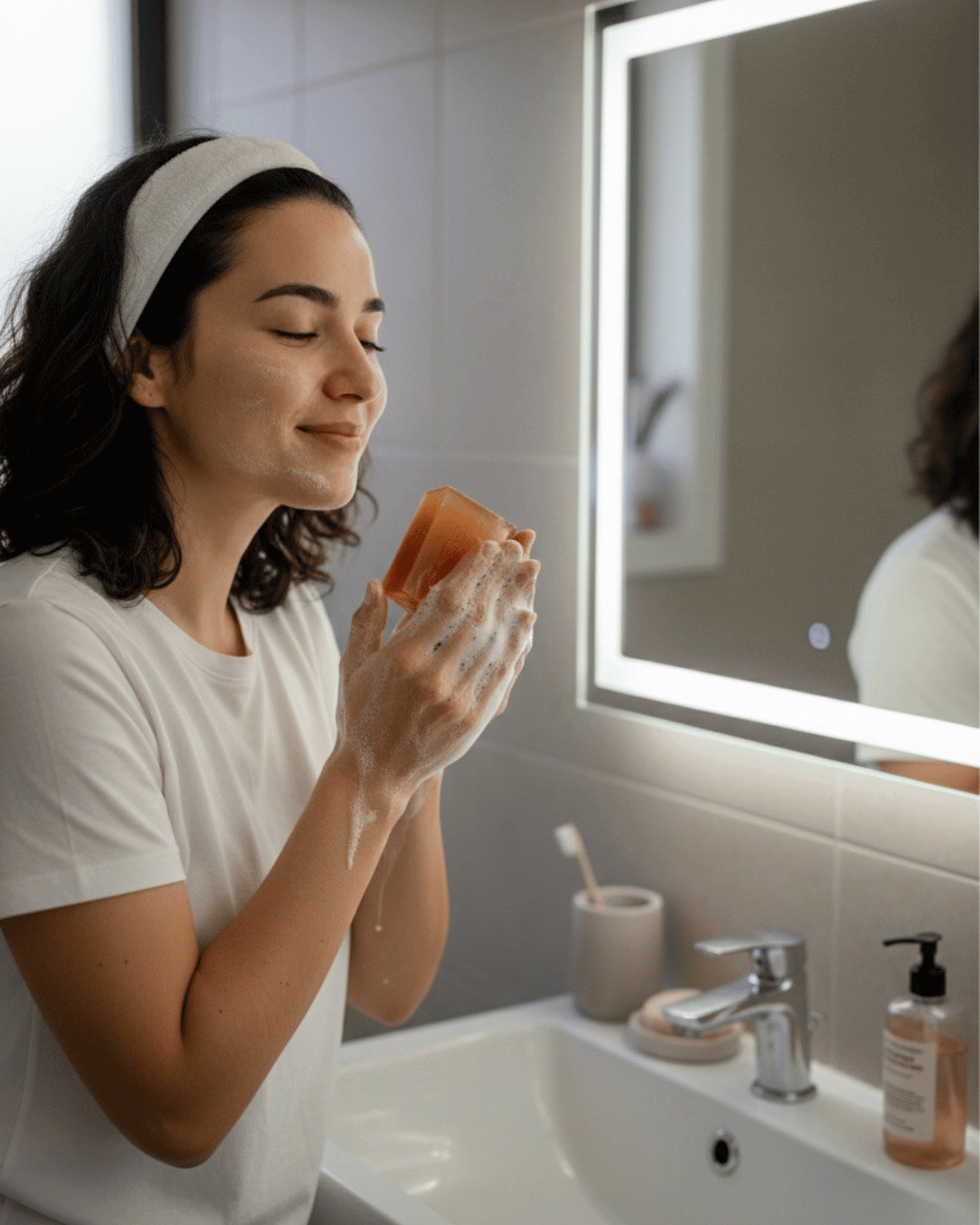 Kojic Acid Seife mit Kurkuma & Zitrone