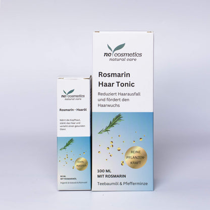 Haarwachstums-Set: Rosmarin-Power fuer Kopfhaut & Haarwurzeln